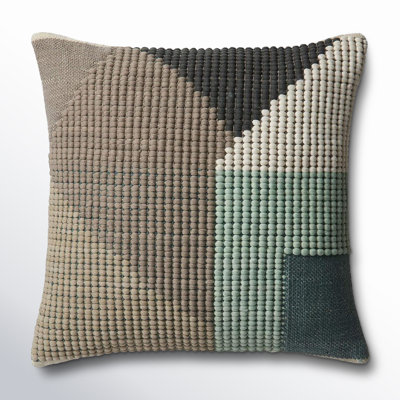 Kacie 22" x 22" Embroidered Throw Pillow