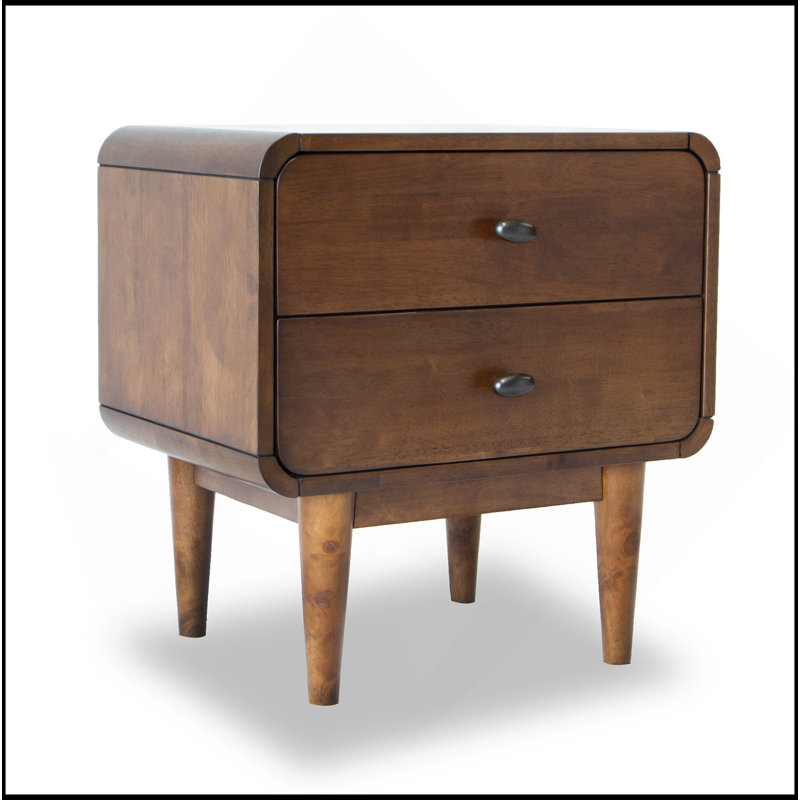 Table de chevet de style moderne Mid-Century