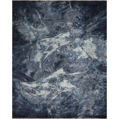 Affinity Wool & Silk Handmade Silk and Wool Abstract Area Rug