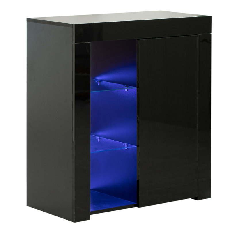 Stonecipher Accent Cabinet, Black