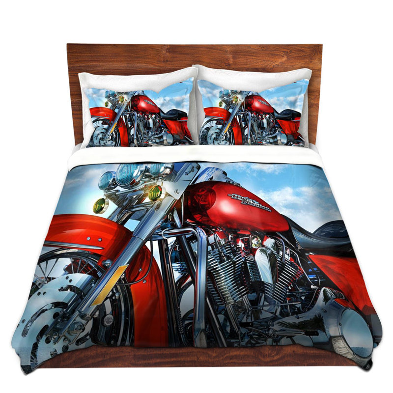 Ensemble de housse de couette DiaNoche en microfibre par Mark Watts - Road King