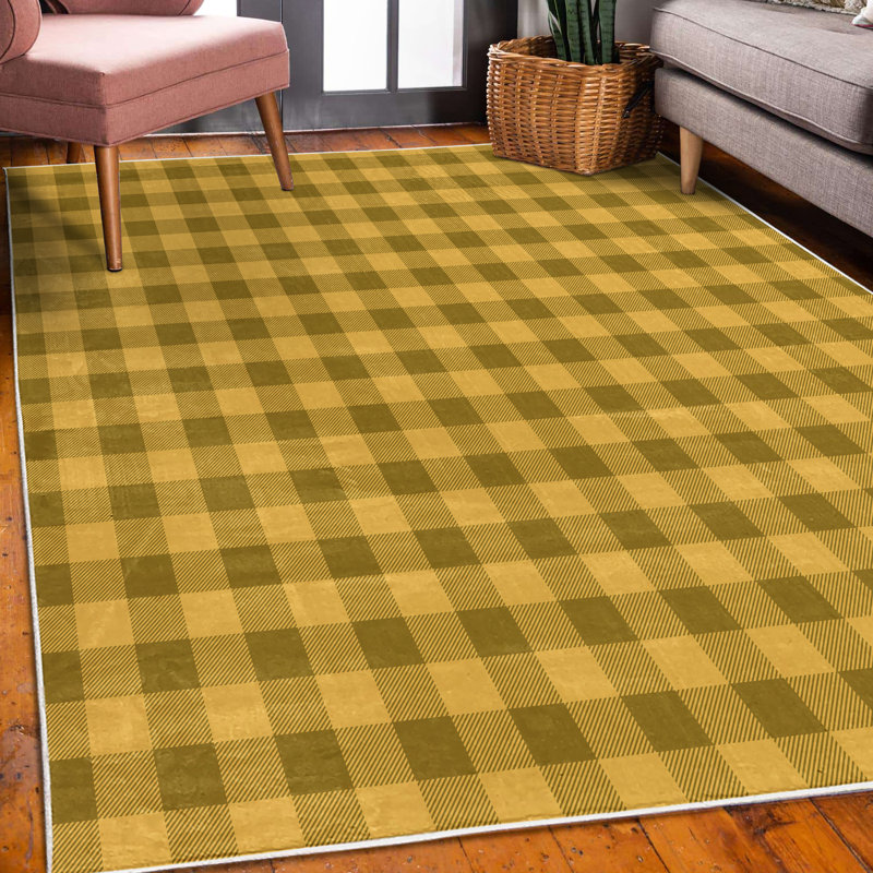 Tapis décoratif Scheri, Rectangle 4 pi x 5 pi 5 po