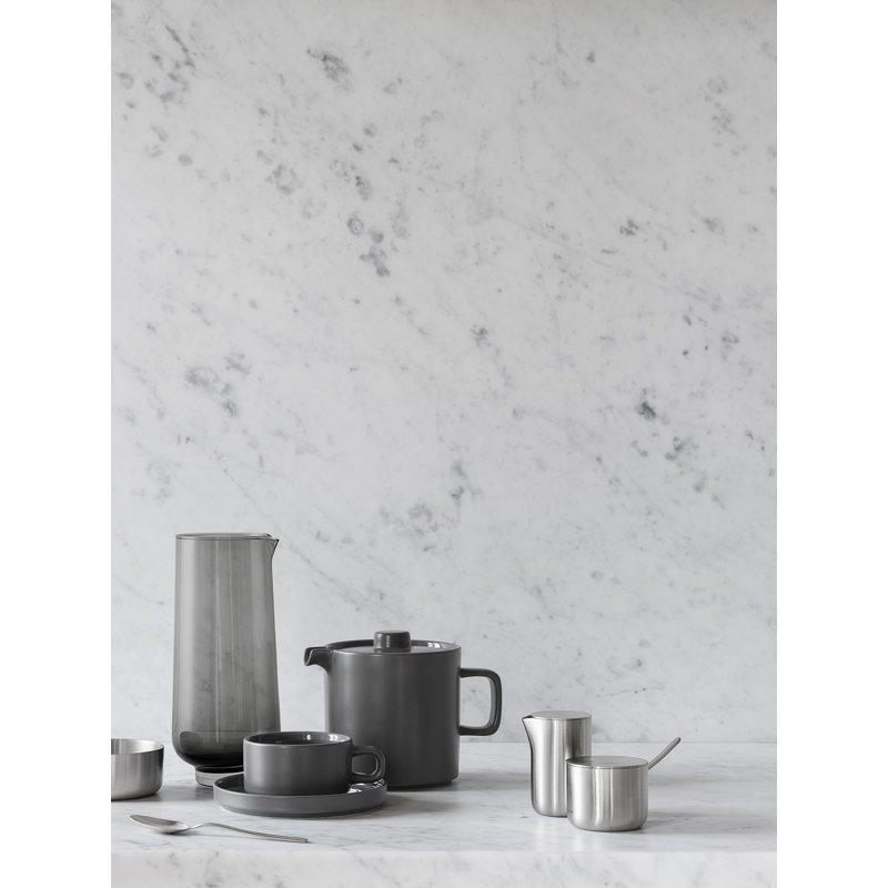 Compact Stainless Steel Sugar Bowl with Lid