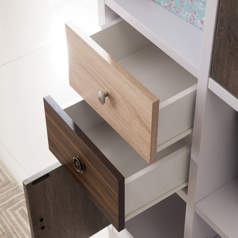 Febres 61.5" Height Multi-Storage Bookcase