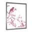 Beautiful Pink Birds - Peinture sur toile encadrée-59759941-59759942