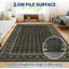 Tapis lavable 8 x 10 x 8 po, grand tapis à bordure moderne antidérapant et résistant aux taches pour la cuisine, la chambre à coucher, le bureau, beige-1649964338