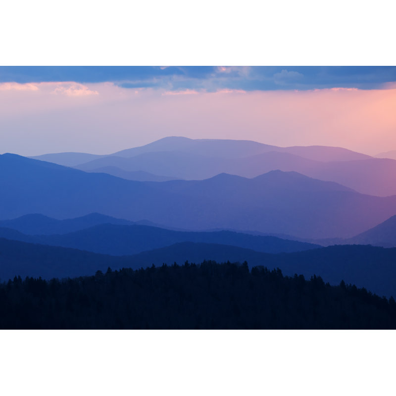 Great Smoky Mountains by Dpenn - Wrapped Canvas Print, 30cm H x 46cm W