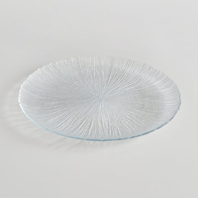 Ivy Bronx Bienaime Glass Platter