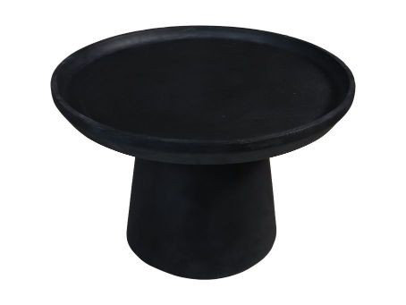 Copenhagan Solid Wood Coffee Table, 40cm H x 60cm L x 60cm W, Black