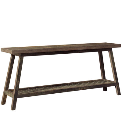 70.9-Inch Farmhouse Console for Entryway, 2-Tier Entry Table Sofa Table