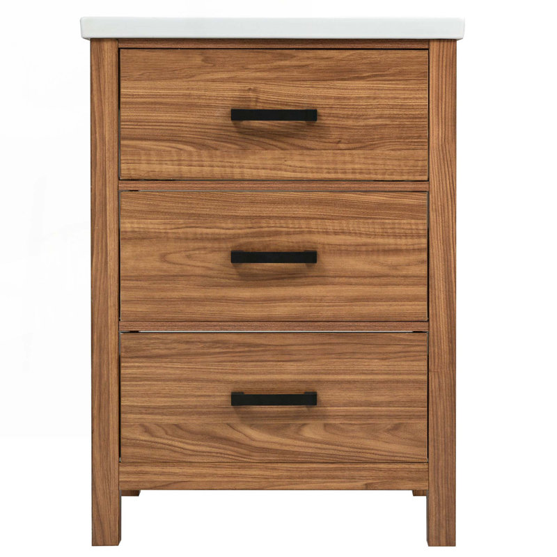 Meuble-lavabo 24 po avec lavabo en céramique