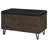 Clackamas Smoked Oak 2-Door Storage Bench-1785011827