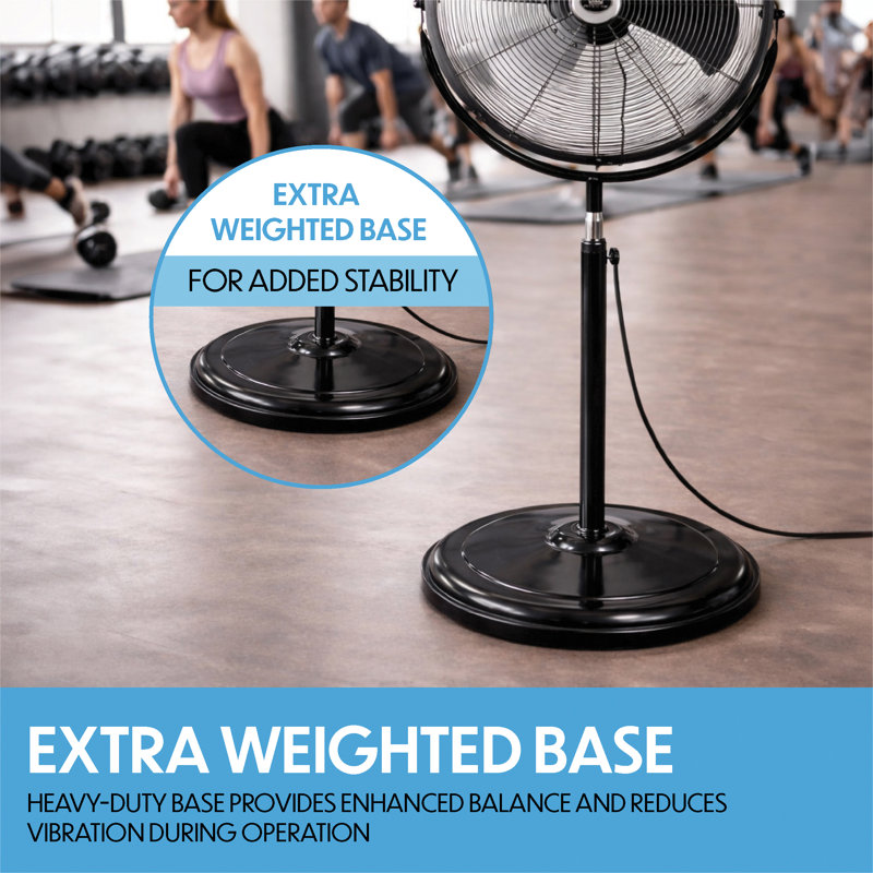 20" High Velocity Stand Fan