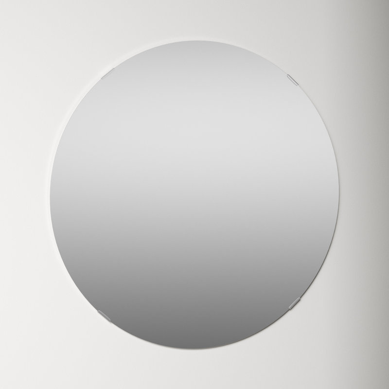 Samonie Round Wall Mirror, 47" x 47"