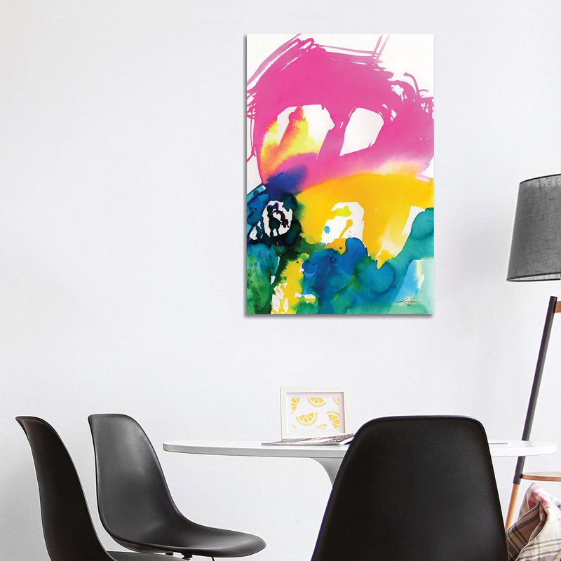Color Song No. 4 by Kathy Morton Stanion - Wrapped Canvas Painting, 66.04 cm H x 45.72 cm W