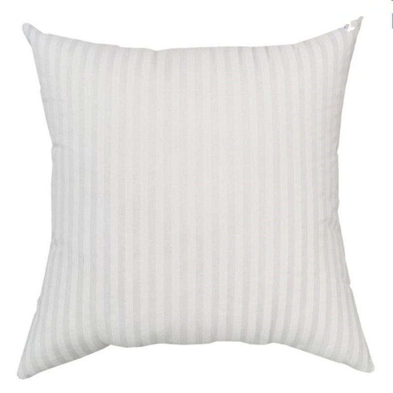 Noyau de coussin rayé en tissu
