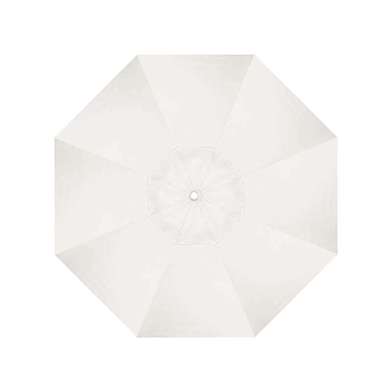 Parasol de marché 7,5', Gris, Toile granit Sunbrella®, Sunbrella®