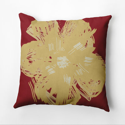  Housse de coussin d'extérieur à motif floral