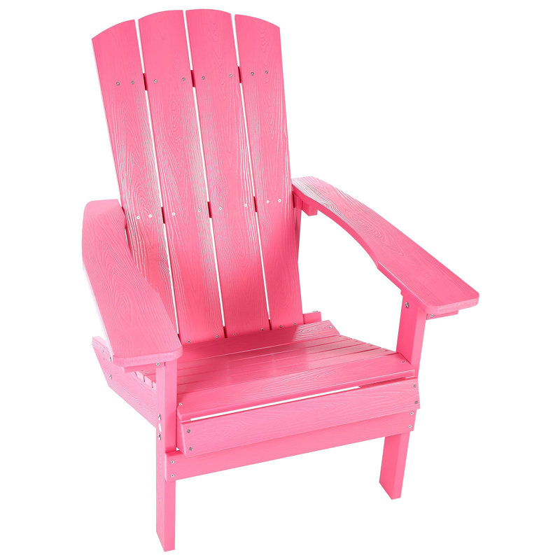 Adirondack Outdoor Adirondack Chair, Pink
