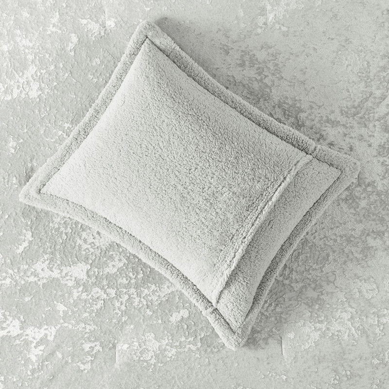 Édredon en velours gris pour lit simple / simple TG