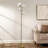Modern Tree Standing LED Floor Lamp With Frosted Glass Shade-1215911415