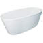 Newbury 62'' L Freestanding Soaking Bathtub-50879064