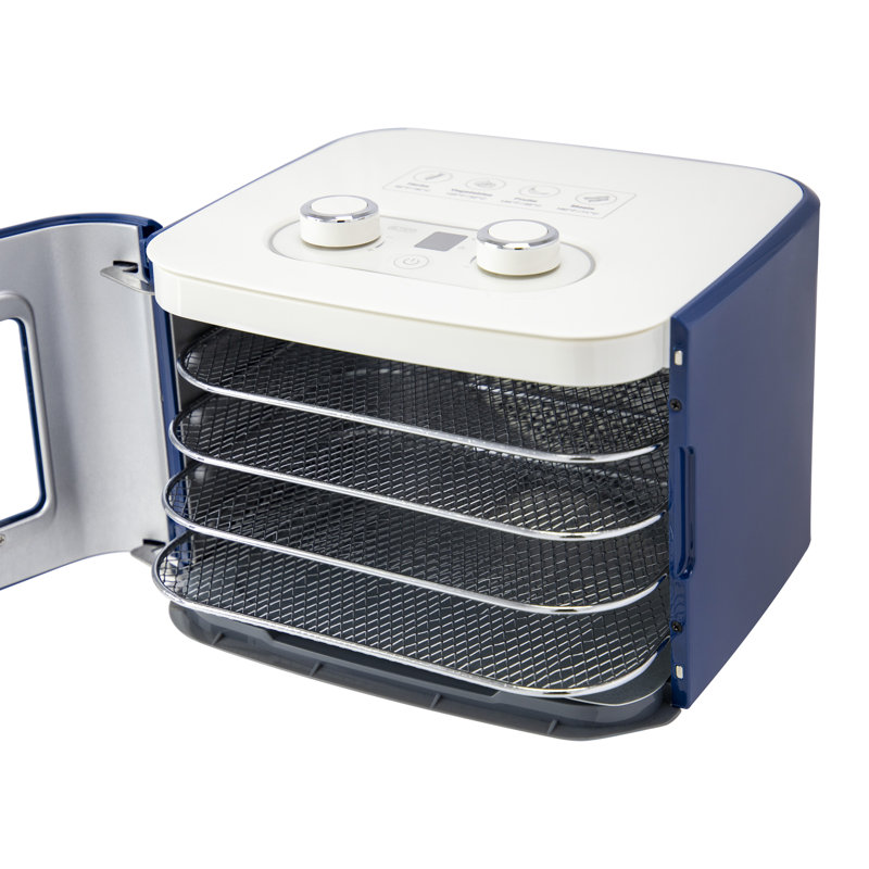 Déshydrateur d'aliments, compact, 400 W, bleu