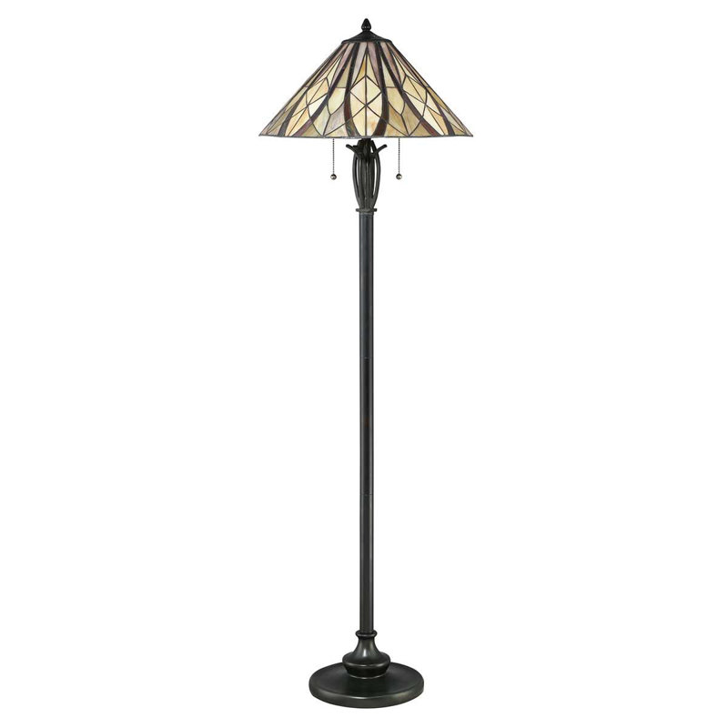 Ellzey 149.4cm Valiant Bronze Traditional Floor Lamp