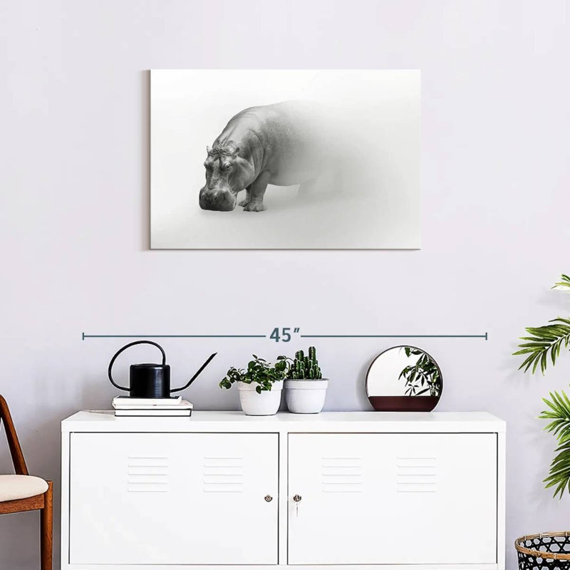 Phantom Hippo, 20" H x 30" W