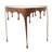 Moderna Aluminum Metal Abstract Crescent Drip Living Room Console Table with Melting Designed Legs and Shaded Glass Top-1750573107