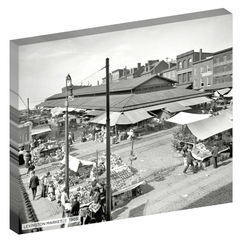 " Lexington Market ", 20" H x 24" W x 1.5" D