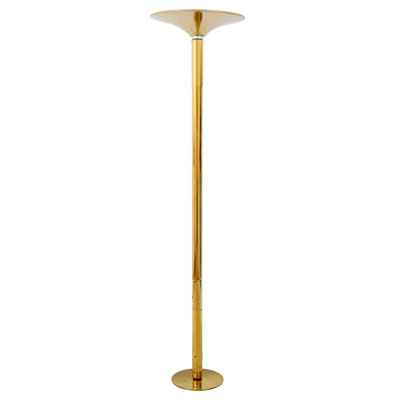 Portable Steel Dance Pole with Spinning and Static Modes - Gold Finish