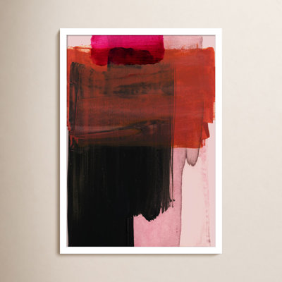 Abstract Painting XXI by Iris Lehnhardt Wood Framed Wall Art Print