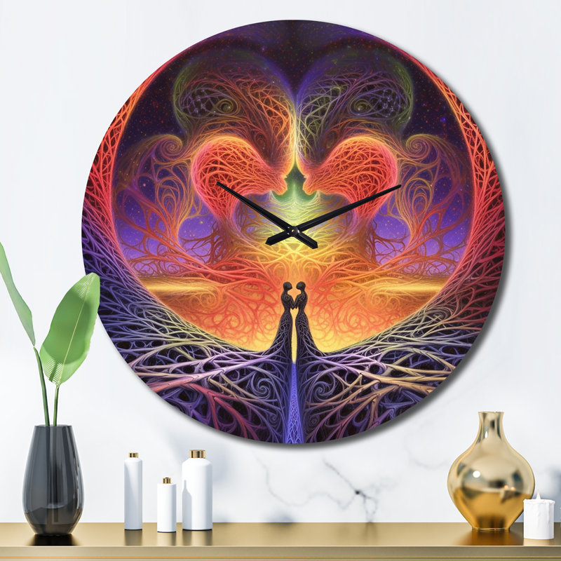Horloge murale romantique Eernal Union, Grand
