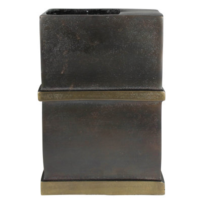 Aryam Bronze and Brass Vase