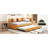 Upholstered Daybed In Yellow, With Twin Size Trundle And Construction Yellow Linen Trundle, Robust Structure, No Box Spring Requirement-2101033853