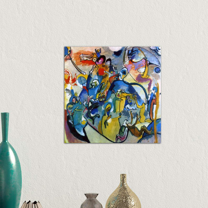All Saints Day II by Wassily Kandinsky - Wrapped Canvas Painting, 45.72 cm H x 45.72 cm W x 3.175 cm D