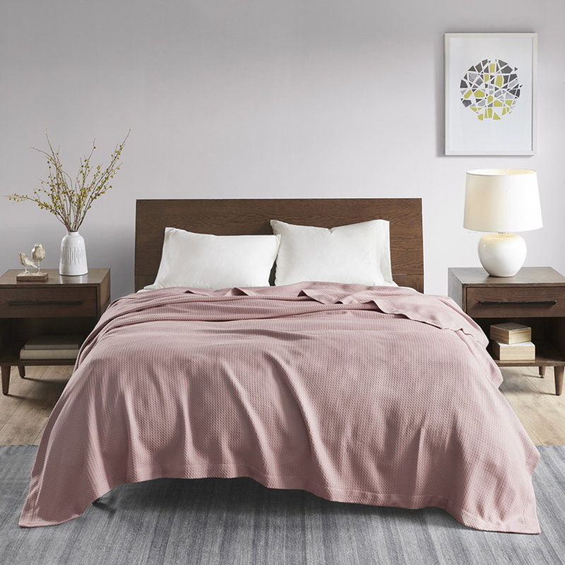 Couverture, 89.99" L x 65.99" W, Rose