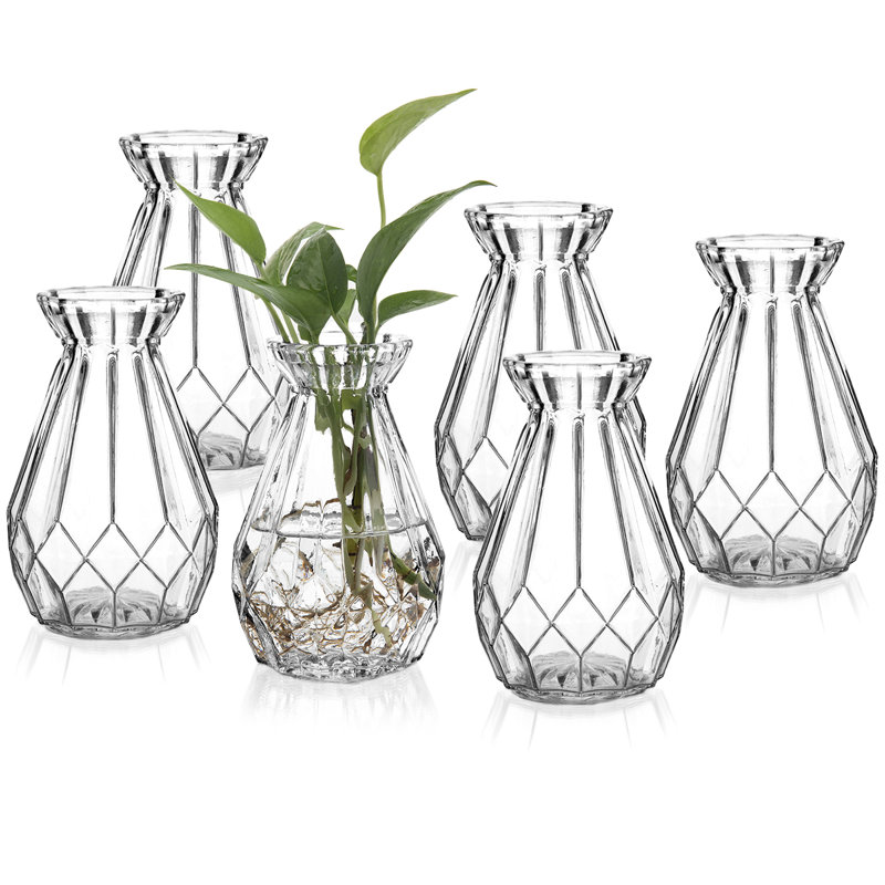 Bajrush Glass Table Vase, Clear