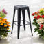 Stylish Clarke Metal Indoor/Outdoor Stool – Sleek Barstool with Gleaming Finish, Stackable & Practical Seating for Home, Living Room-1374348214