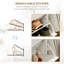 12 Pair Flip Down Shoe Storage