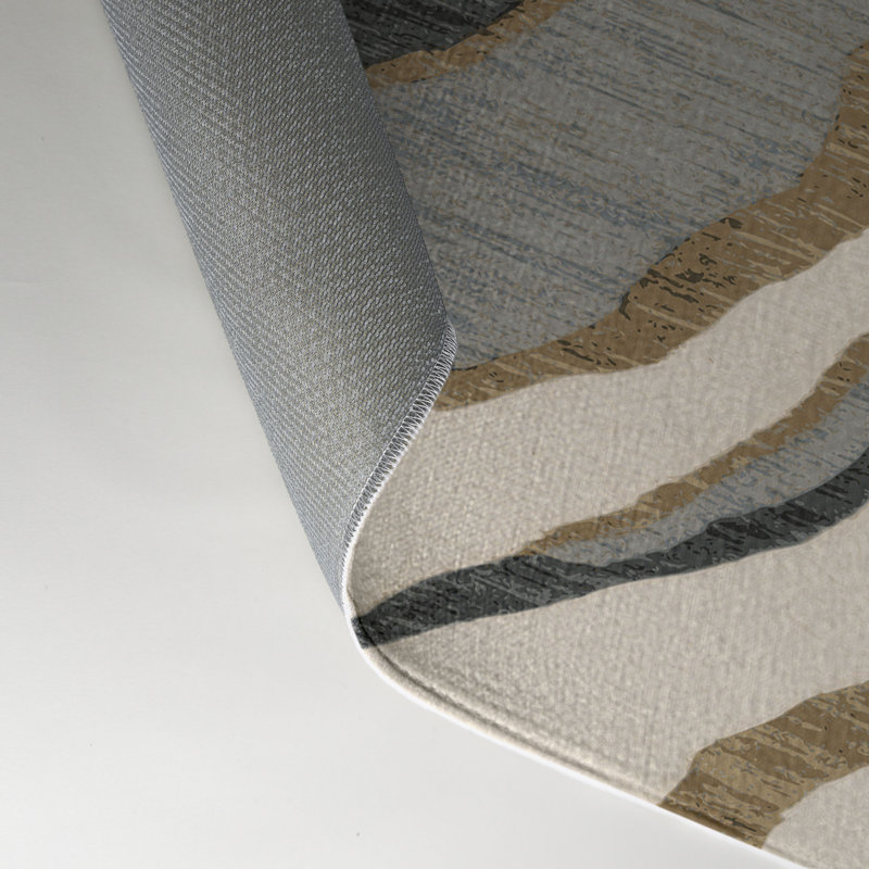 Tapis intérieur et extérieur gris Nature, Rectangle 9 pi x 12 pi