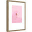«Pinkwave» par Treechild, impression sur bois encadrée-139620382