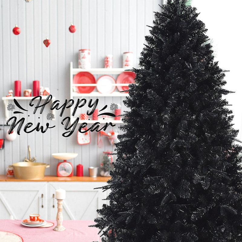  Arbre de Noël avec 600 lumières DEL blanches, 2486 pointes d'arbre artificiel PE + PVC, 100'
