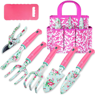 8 Pcs Heavy Duty Floral Garden Tool Set