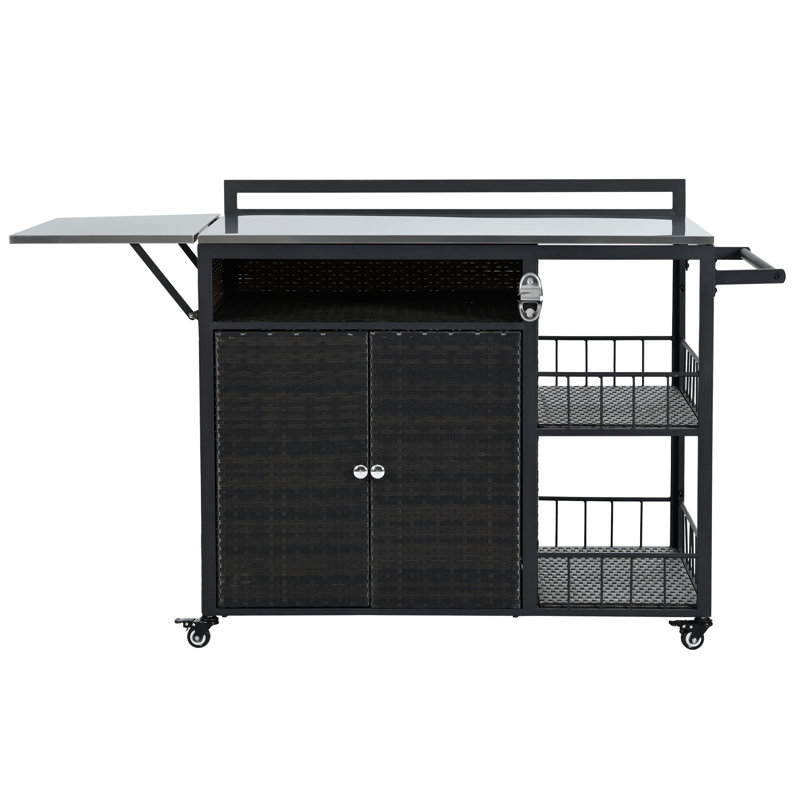 Îlot de cuisine extérieur 63,5 po