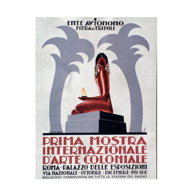 Anonymous Advertising Poster For First Exhibition Of Colonial Art, 1931 Canvas Art, 19" H x 14" W