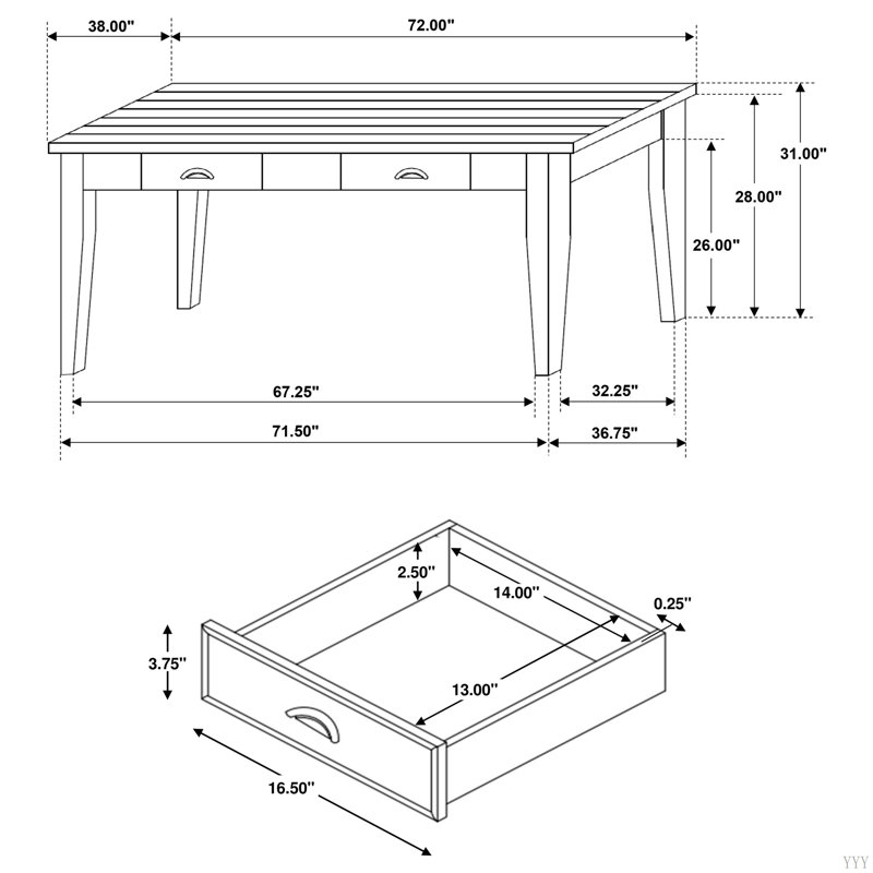 Table de salle à manger Mid-Century