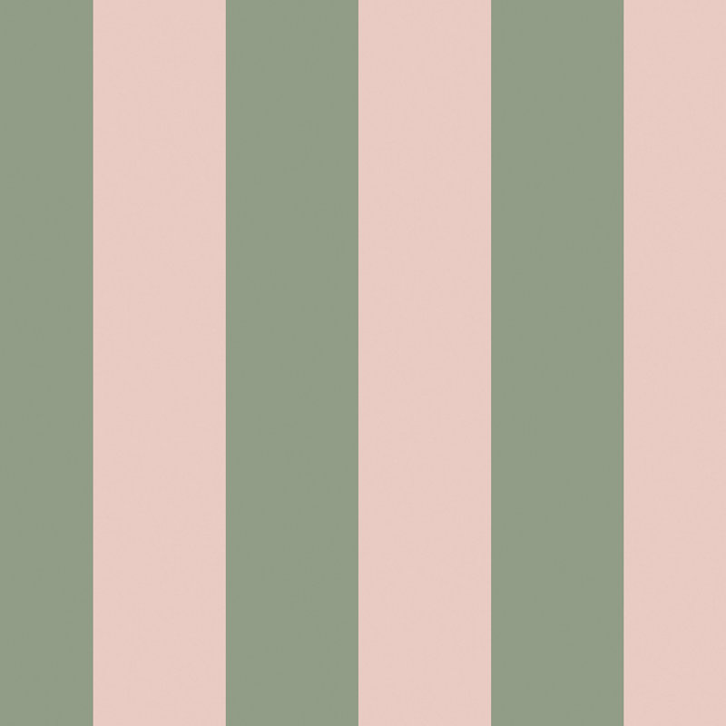 Cath Kidston Canopy Stripe Wallpaper, Pink