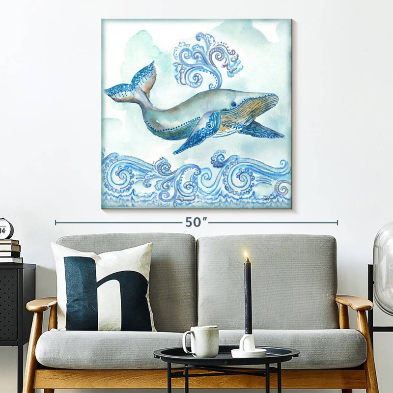 Brampt Boho Shells - Whale, 33" H x 33" W